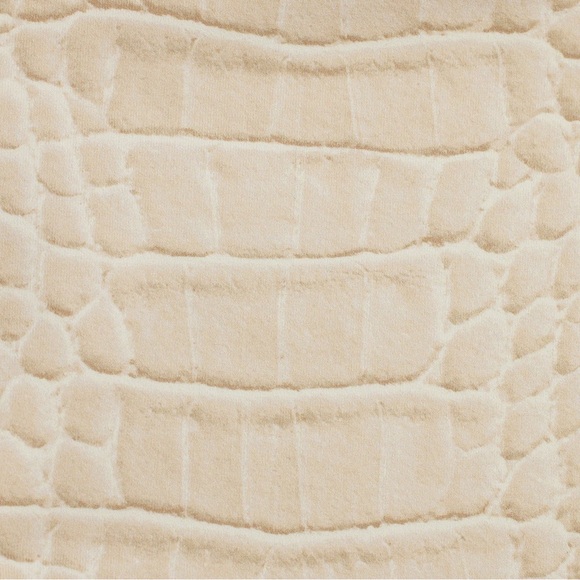 SKIMS SWIM MICRO BANDEAU BIKINI TOP EGRET CROCODILE PRINT S - Picture 4 of 6